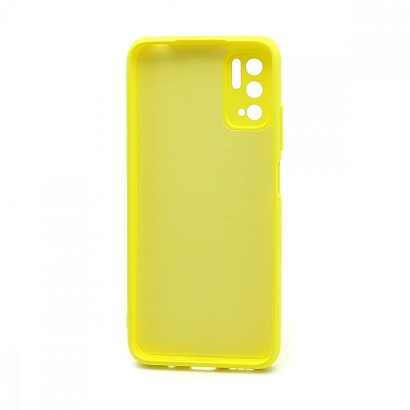 Чехол Silicone Case NEW ERA (накладка/силикон) для Xiaomi Redmi Note 10T желтый