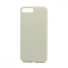 Чехол Silicone Case без лого для Apple iPhone 7/8 Plus (полная защита) (011) бежевый