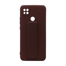 Чехол Magnetic Stend 2 для Xiaomi Redmi 9C (006) бордовый