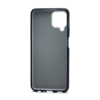 Чехол Fashion с блестками силикон-пластик для Samsung Galaxy A22/M32 черный
