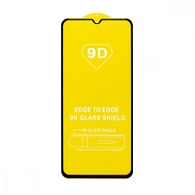 Защитное стекло Full Glass для Samsung Galaxy A03 черное (Full GC) тех. пак
