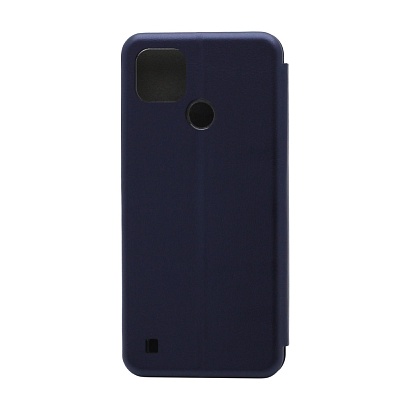 Чехол-книжка BF модельный (силикон/кожа) для Realme C21Y/C25Y синий