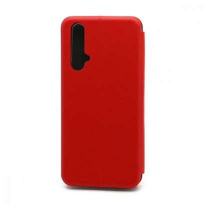 Чехол-книжка BF модельный (силикон/кожа) для Realme X3 красный