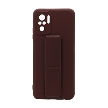 Чехол Magnetic Stend 2 для Xiaomi Redmi Note 10/Redmi Note 10S (006) бордовый