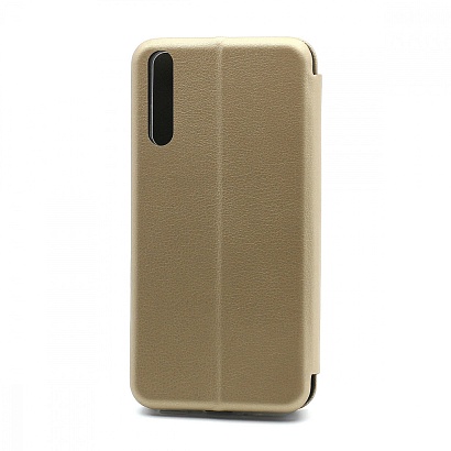 Чехол-книжка BF модельный (силикон/кожа) для Huawei Honor 30i/20 Lite (China) золотистый
