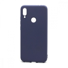 Чехол Silicone Case NEW ERA (накладка/силикон) для Xiaomi Redmi Note 7 серый