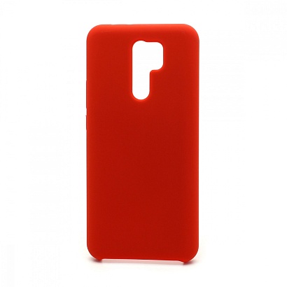 Чехол Silicone Cover Color для Xiaomi Redmi 9 (001) красный