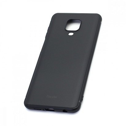 Чехол OU Lovely Fruit для Xiaomi Redmi Note 9S / Note 9 Pro силикон в блистере матовый черный