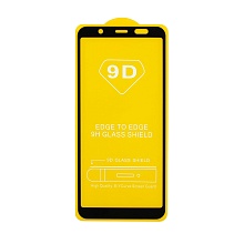 Защитное стекло Full Glass для Samsung Galaxy A6 Plus черное (Full GC) тех. пак