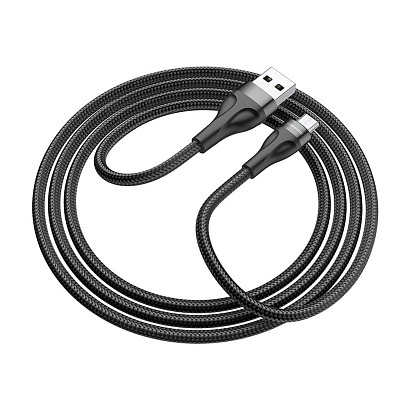 Кабель USB - Micro USB Borofone BX61 "Source" (2.4А, 100см) черный
