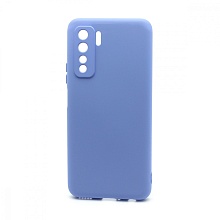 Чехол Silicone Case NEW ERA (накладка/силикон) для Huawei Honor 30S/Nova 7SE голубой