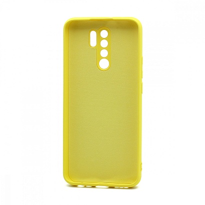 Чехол Silicone Case NEW ERA (накладка/силикон) для Xiaomi Redmi 9 желтый