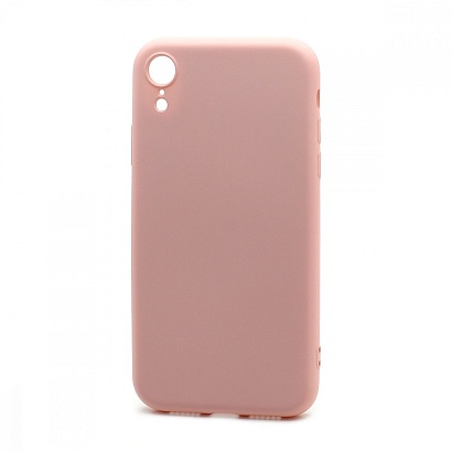 Чехол Silicone Case NEW ERA (накладка/силикон) для Apple iPhone XR светло розовый.