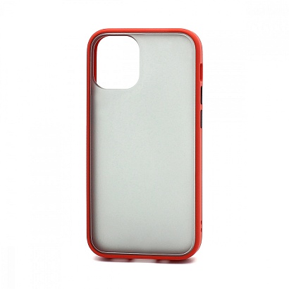 Чехол Shockproof силикон-пластик для Apple iPhone 12 Mini/5.4 красно-черный