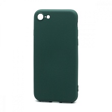 Чехол Silicone Case NEW ERA (накладка/силикон) для Apple iPhone 7/8/SE 2020 темно зеленый
