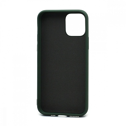 Чехол Silicone Case NEW ERA (накладка/силикон) для Apple iPhone 11 Pro/5.8 темно зеленый