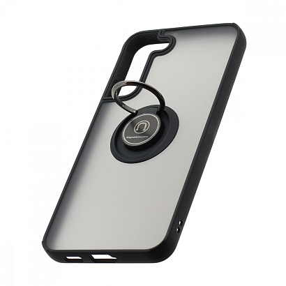 Чехол Shockproof Ring для Samsung Galaxy S22 Plus (004) черный