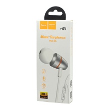 Наушники с микрофоном HOCO M-59 (3.5 mm jack) серебристые