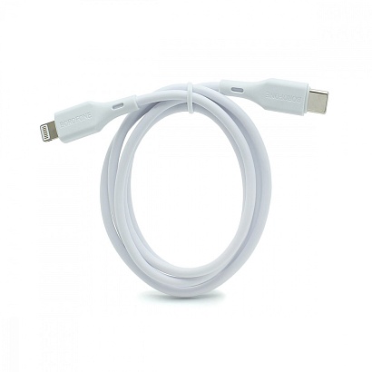 Кабель Type-c - Lightning Borofone BX49 "Cool" PD 20W (3A, 100см) белый
