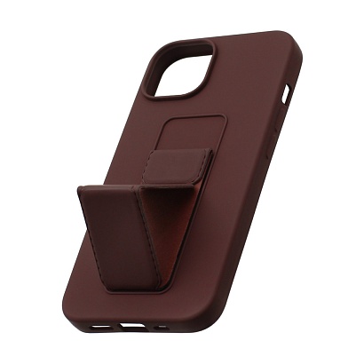Чехол Magnetic Stend 2 для Apple iPhone 14/6.1 (006) бордовый