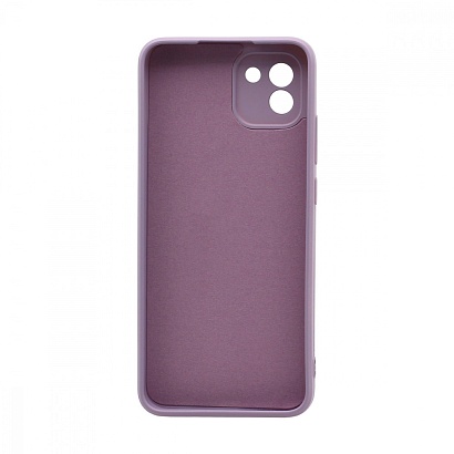 Чехол Silicone Case NEW ERA (накладка/силикон) для Samsung Galaxy A03 сиреневый
