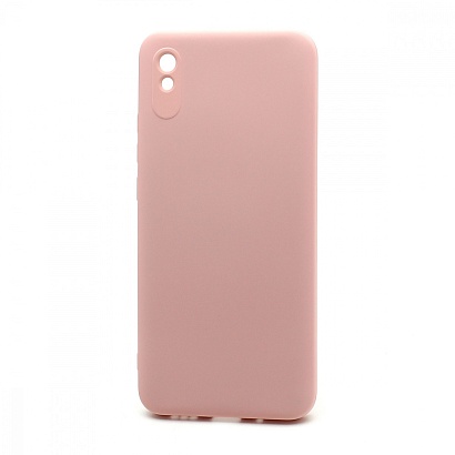 Чехол Silicone Case NEW ERA (накладка/силикон) для Xiaomi Redmi 9A светло розовый