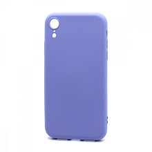 Чехол Silicone Case NEW ERA (накладка/силикон) для Apple iPhone XR сиреневый
