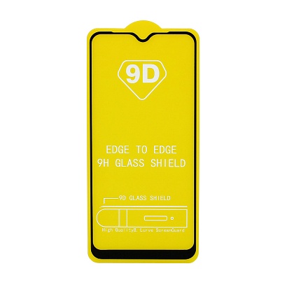 Защитное стекло Full Glass для Samsung Galaxy A10S (A107) черное (Full GC) тех. пак