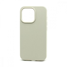 Чехол Silicone Case без лого для Apple iPhone 13 Pro/6.1 (полная защита) (011) бежевый
