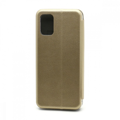 Чехол-книжка BF модельный (силикон/кожа) для Samsung Galaxy M31S золотистый