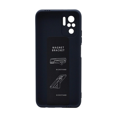 Чехол Magnetic Stend 2 для Xiaomi Redmi Note 10/Redmi Note 10S (010) синий