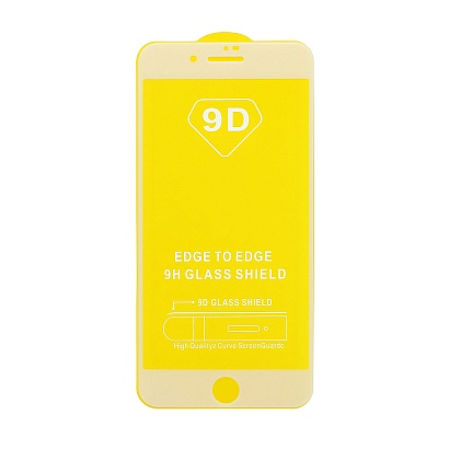 Защитное стекло Full Glass для Apple iPhone 7 Plus/8 Plus белое (Full GC) тех. пак