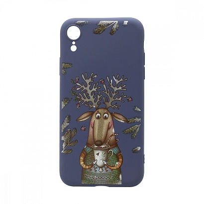 Чехол NEW ERA Winter для Apple iPhone XR (004) серый