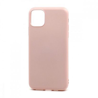 Чехол Silicone Case NEW ERA (накладка/силикон) для Apple iPhone 11 Pro Max/6.5 светло розовый