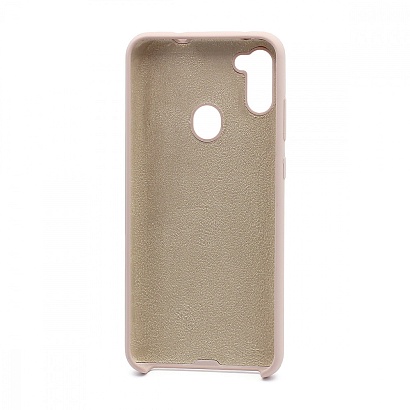 Чехол Silicone Cover Color для Samsung Galaxy A11/M11 (018) бежевый