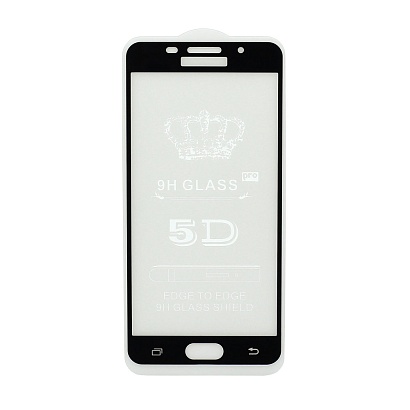 Защитное стекло Full Glass для Samsung Galaxy A5 2016 (A510) черное (Full GC) тех. пак