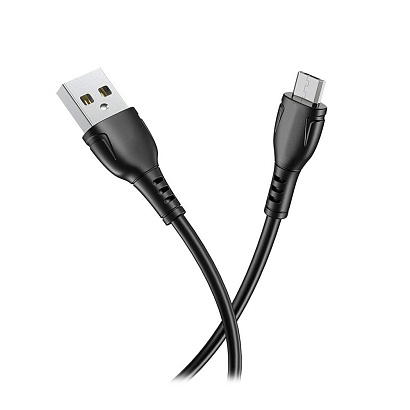 Кабель USB - Micro USB Axtel AX51 (25см) черный