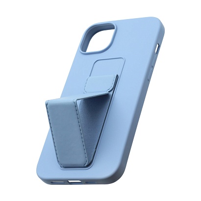 Чехол Magnetic Stend 2 для Apple iPhone 14 Plus/6.7 (008) голубой