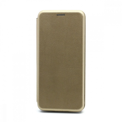 Чехол-книжка BF модельный (силикон/кожа) для Xiaomi Redmi 9C золотистый