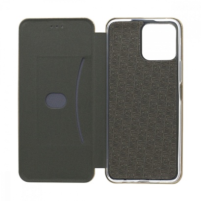 Чехол-книжка BF модельный (силикон/кожа) для Huawei Honor X8 золотистый