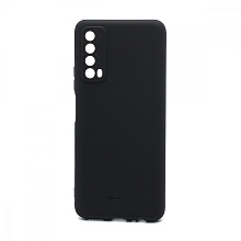 Чехол OU Lovely Fruit для Huawei P Smart 2021/Y7a силикон в блистере матовый черный
