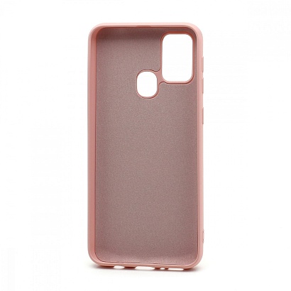 Чехол Silicone Case NEW ERA (накладка/силикон) для Samsung Galaxy M31 светло розовый