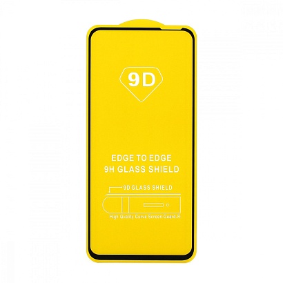 Защитное стекло Full Glass для Realme 6 черное (Full GC) тех. пак