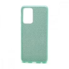Чехол Fashion с блестками силикон-пластик для Samsung Galaxy A52 зеленый