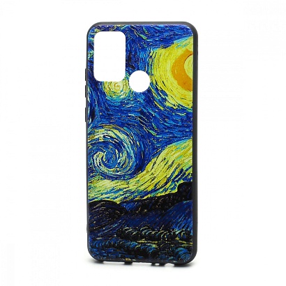 Чехол EDIVIA 3D Print (накладка/силикон-пластик) для Huawei Honor 9A (020)