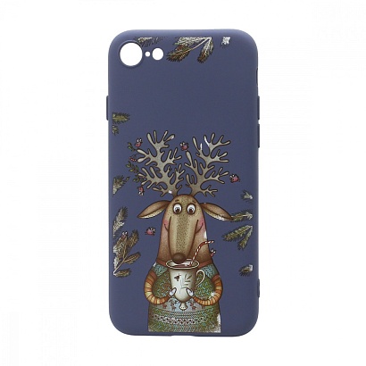 Чехол NEW ERA Winter для Apple iPhone 7/8/SE 2020 (004) серый