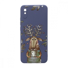 Чехол NEW ERA Winter для Xiaomi Redmi 9A (004) серый