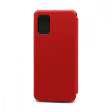 Чехол-книжка BF модельный (силикон/кожа) для Samsung Galaxy A03S красный