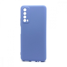 Чехол Silicone Case NEW ERA (накладка/силикон) для Huawei P Smart 2021/Y7a голубой