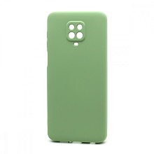 Чехол Silicone Case NEW ERA (накладка/силикон) для Xiaomi Redmi Note 9S/Note 9 Pro зеленый